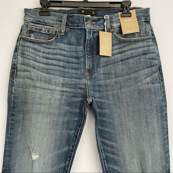 NEW Madewell Myrtle Wash Skinny Mens Jeans 33X32 - Picture 3 of 10
